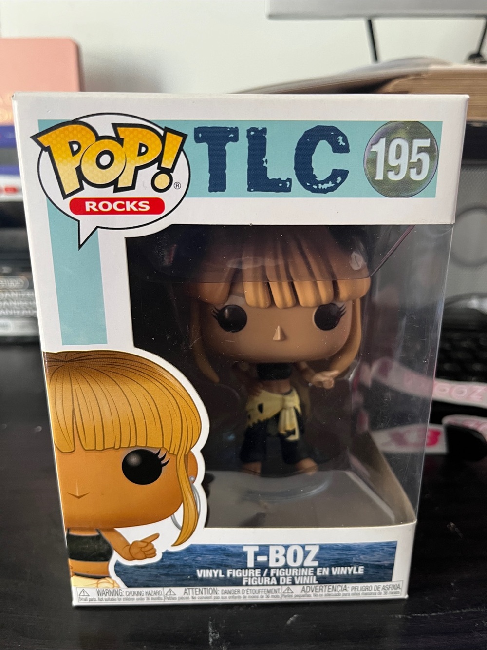 Funko Pop! Rocks TLC T-Boz Vinyl Figure - Blonde, Black, Tan